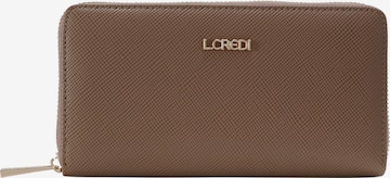 L.CREDI Wallet 'Ebba' in Brown: front