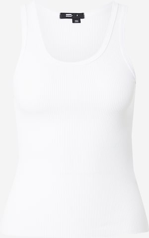 Dr. Denim Top 'Demi' in White: front