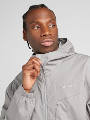 Veste outdoor 'Xploric' ADIDAS TERREX en gris