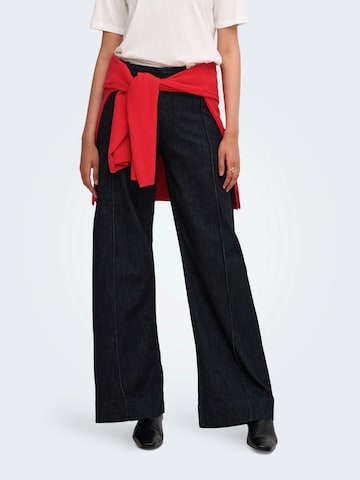 ONLY Wide leg Jeans 'ONLOLIVIA' in Blauw: voorkant