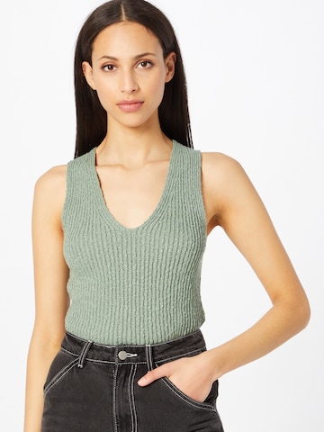 Designers Society Knitted Top 'KLOD' in Green: front