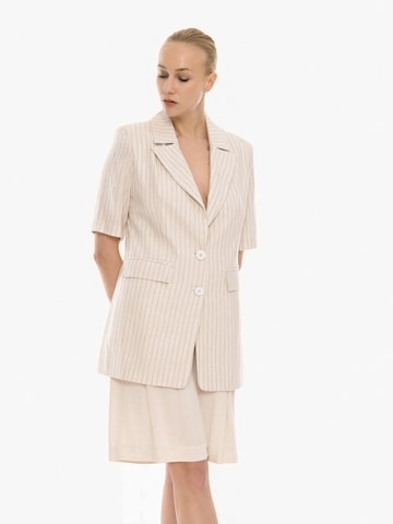 4TAILORS Blazer 'Dial Me' in Beige