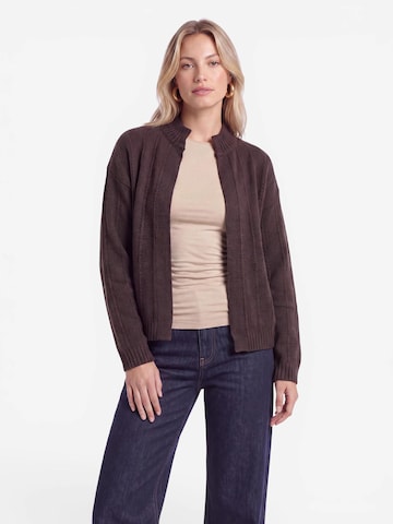 millane Strickjacke in Braun: Vorderseite