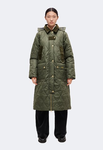 Barbour Between-seasons coat 'Rudson' in Green: front