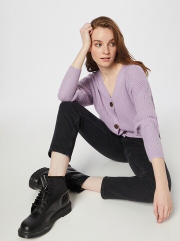 VERO MODA Knit Cardigan 'LEA' in Purple