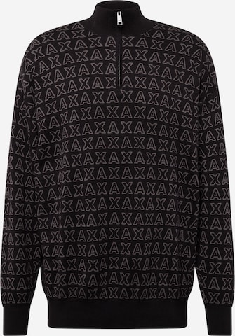 ARMANI EXCHANGE Sweater in Black: front