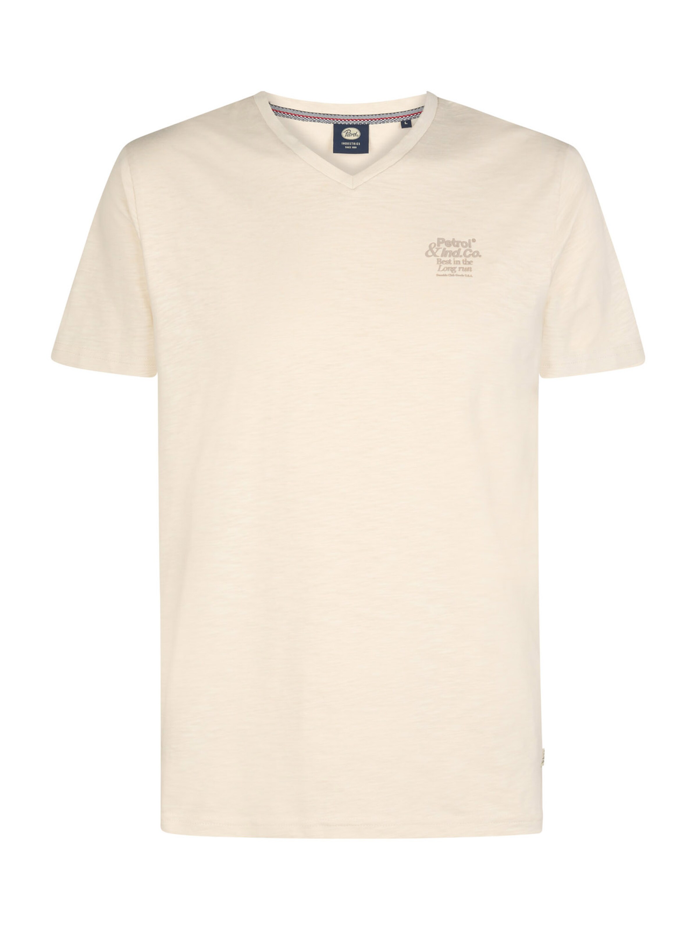 Petrol Industries - Camiseta en blanco: frente