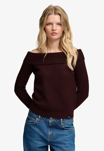 Superdry & Co Trui in Rood: voorkant