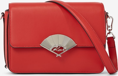 Karl Lagerfeld Umhängetasche in rot / silber, Produktansicht