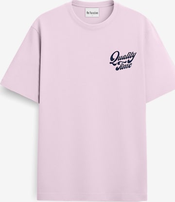 T-Shirt 'Quality Time' On Vacation en rose : devant