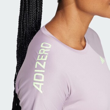 ADIDAS PERFORMANCE Functioneel shirt ' Adizero' in Lila