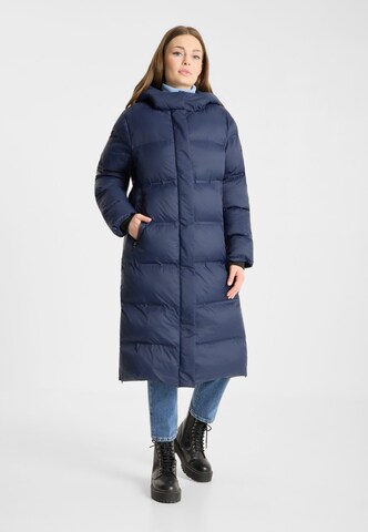 Frieda & Freddies Winter Coat in Blue: front