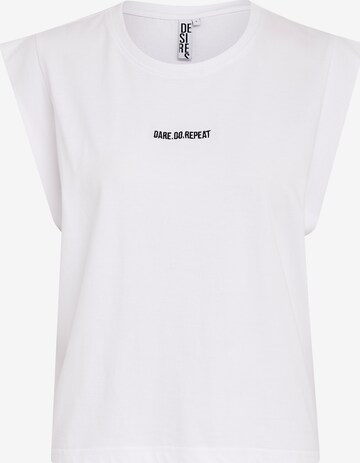DESIRES Shirt 'Hinari' in White: front