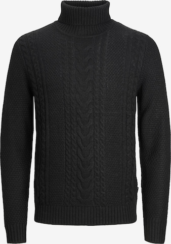 Pull-over 'CRAIG' JACK & JONES en noir : devant