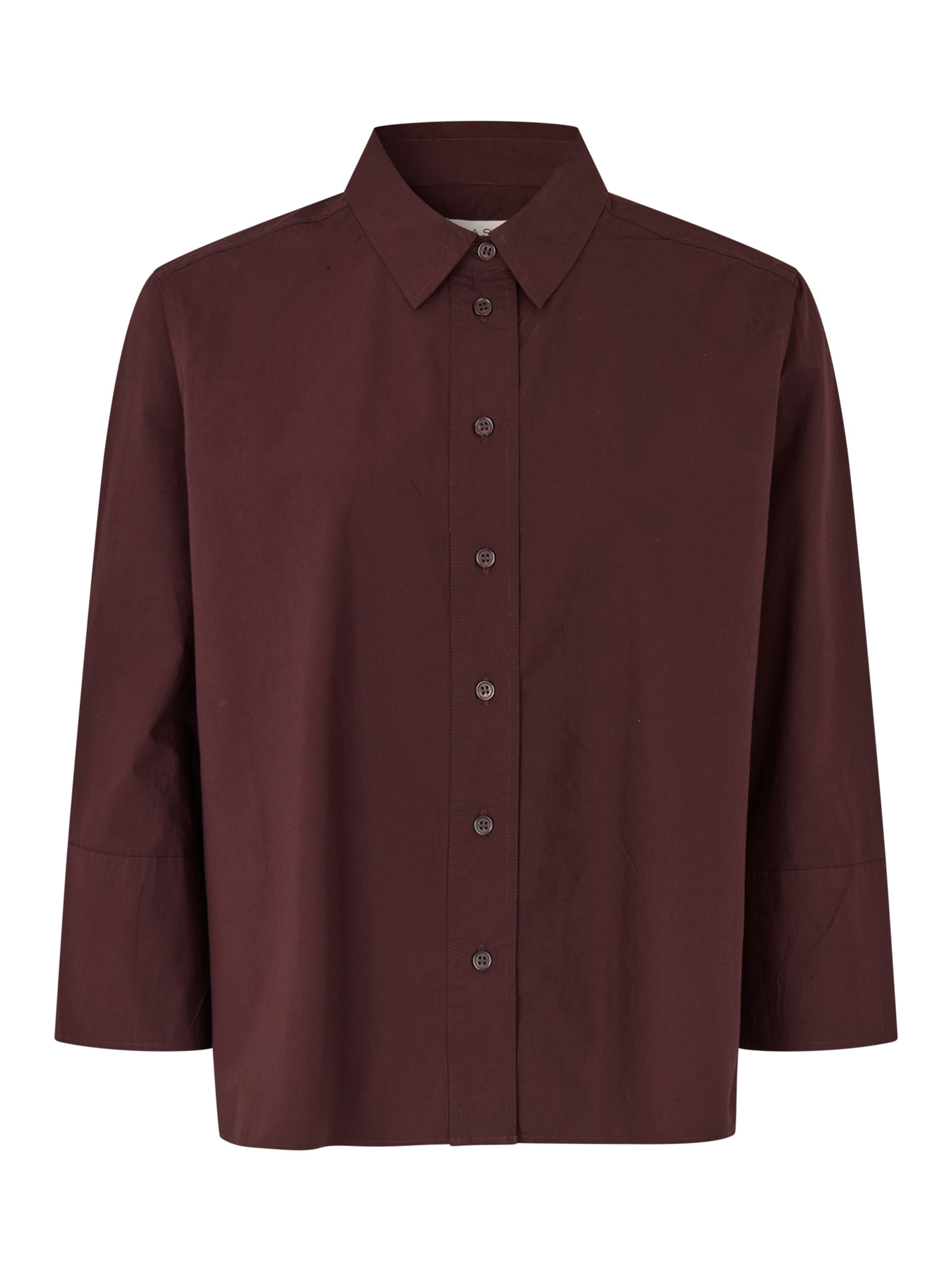 Masai Bluse i brun: forside