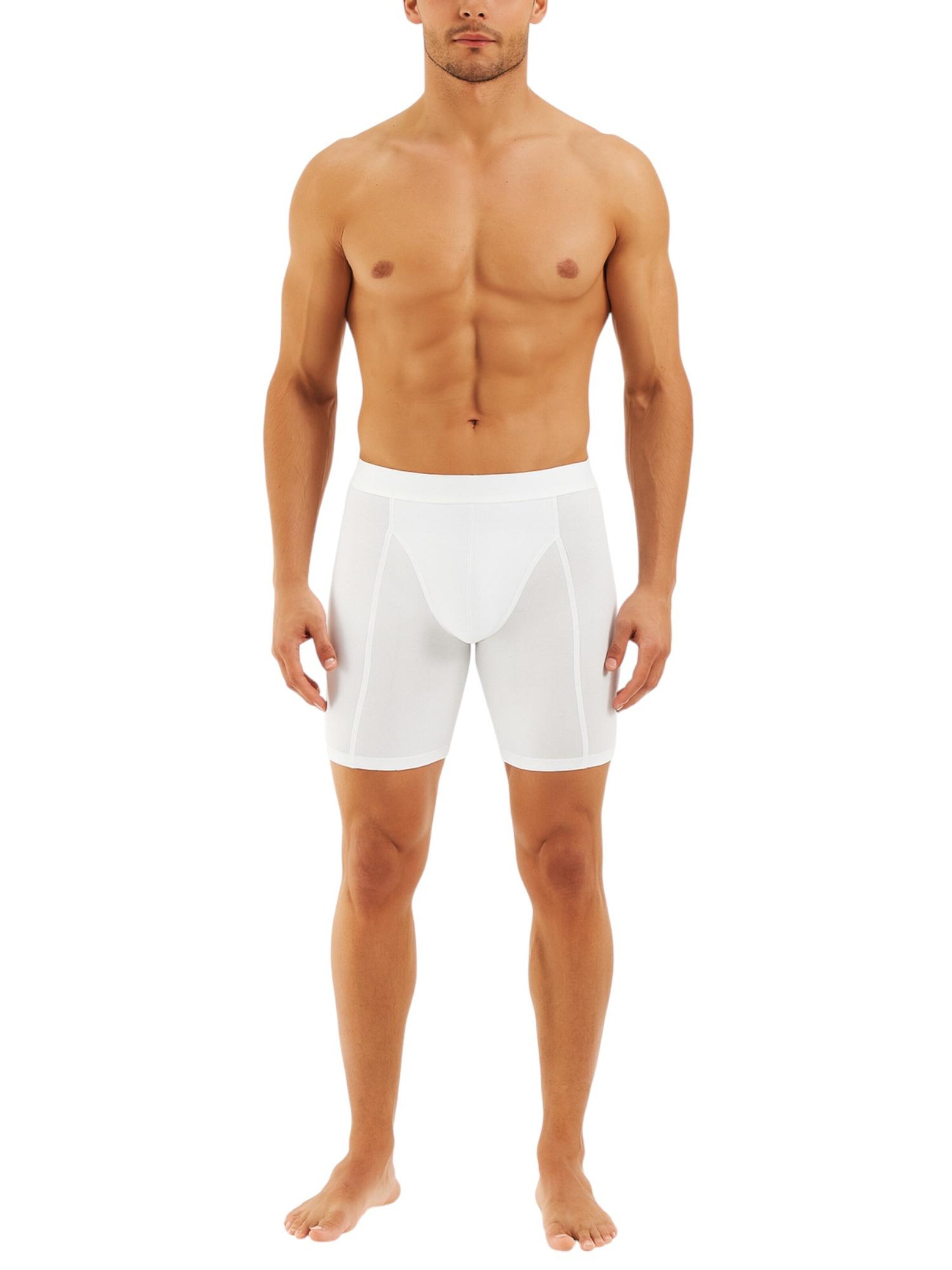 fashionshowcase - Calzoncillo boxer 'FlexLong' en blanco