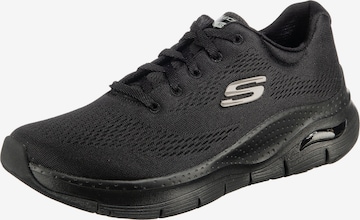 SKECHERS Platform trainers 'Arch Fit' in Black: front
