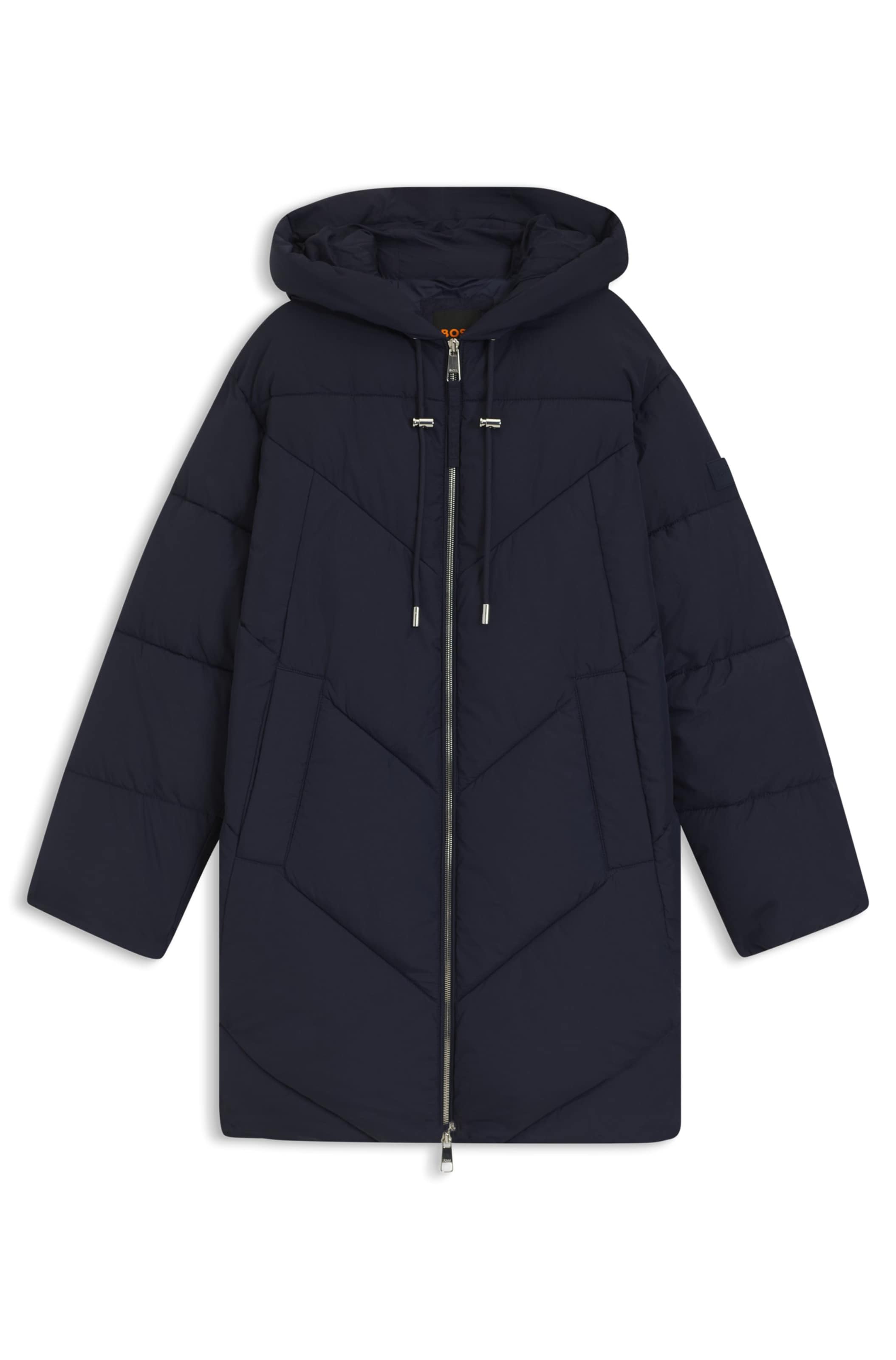 BOSS Winter jacket in Blue: front