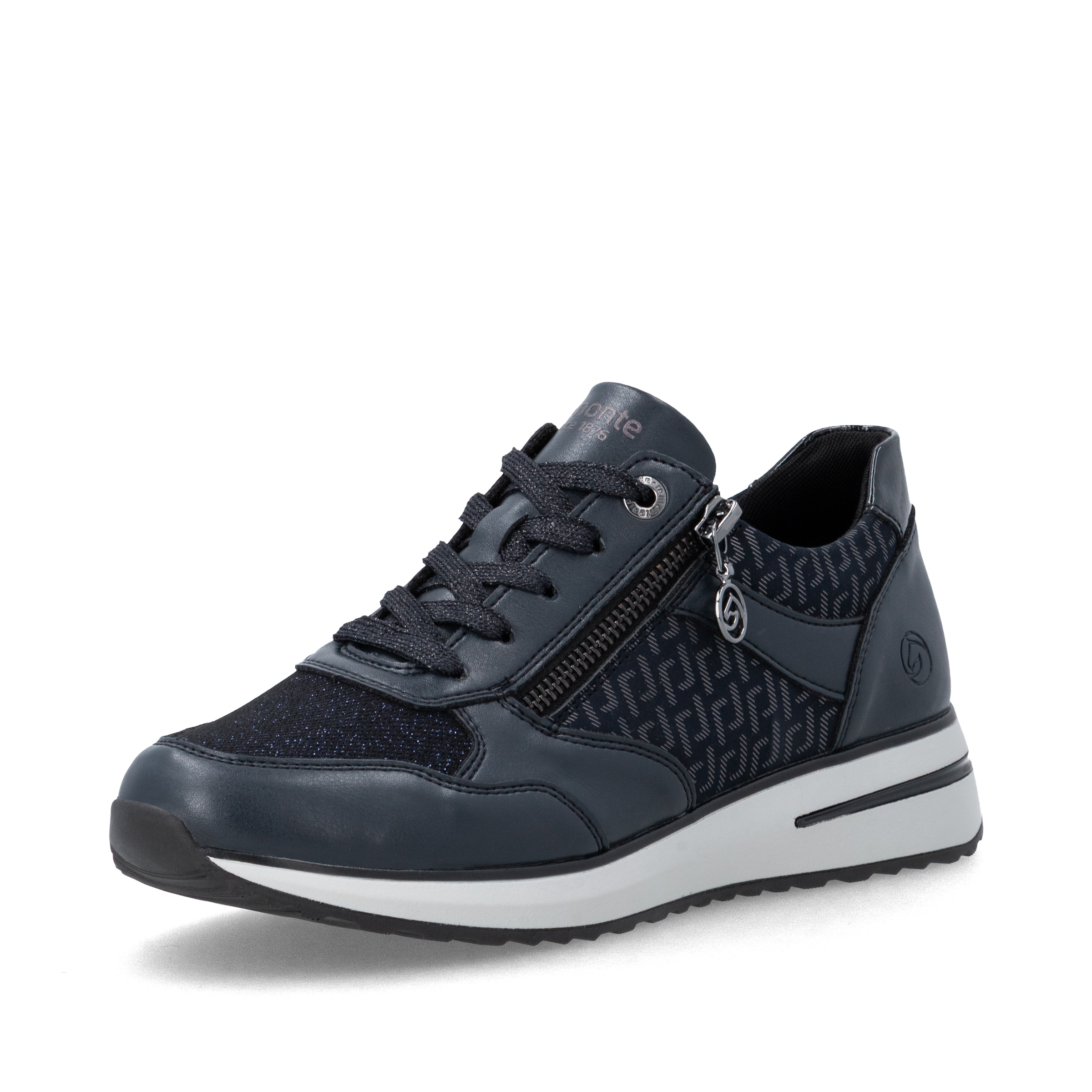 Baskets basses ' D1G08 ' REMONTE en bleu : devant