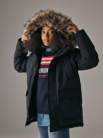Superdry Płaszcz 'Everest' w kolorze czarny: przód