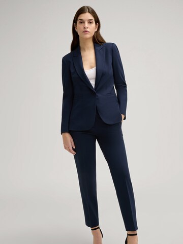 JOOP! Slim fit Trousers with creases in Blue