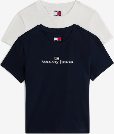 Tommy Jeans Majica 'Ess' u tamno plava / bijela, Pregled proizvoda