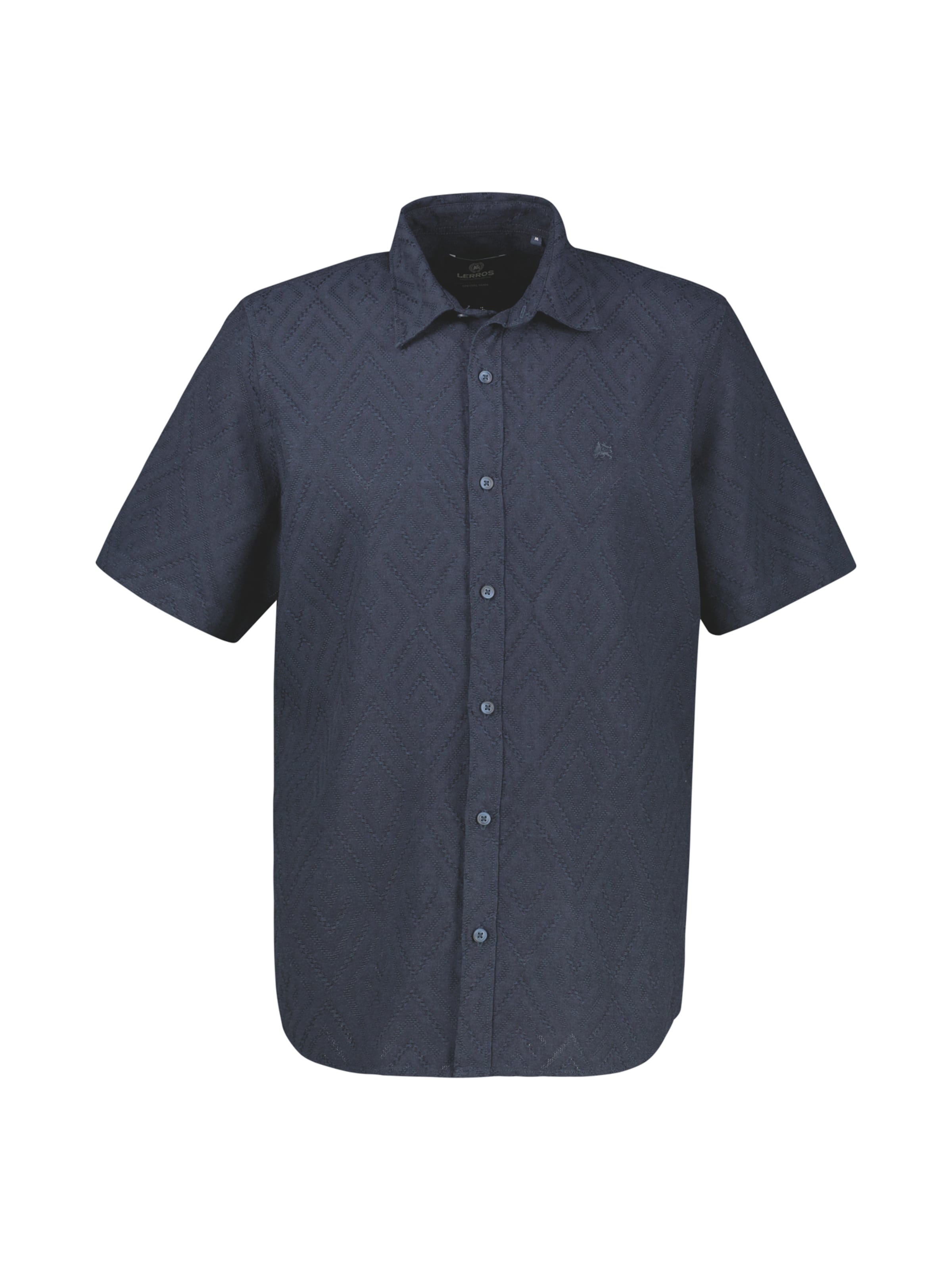 LERROS Button Up Shirt in Blue: front