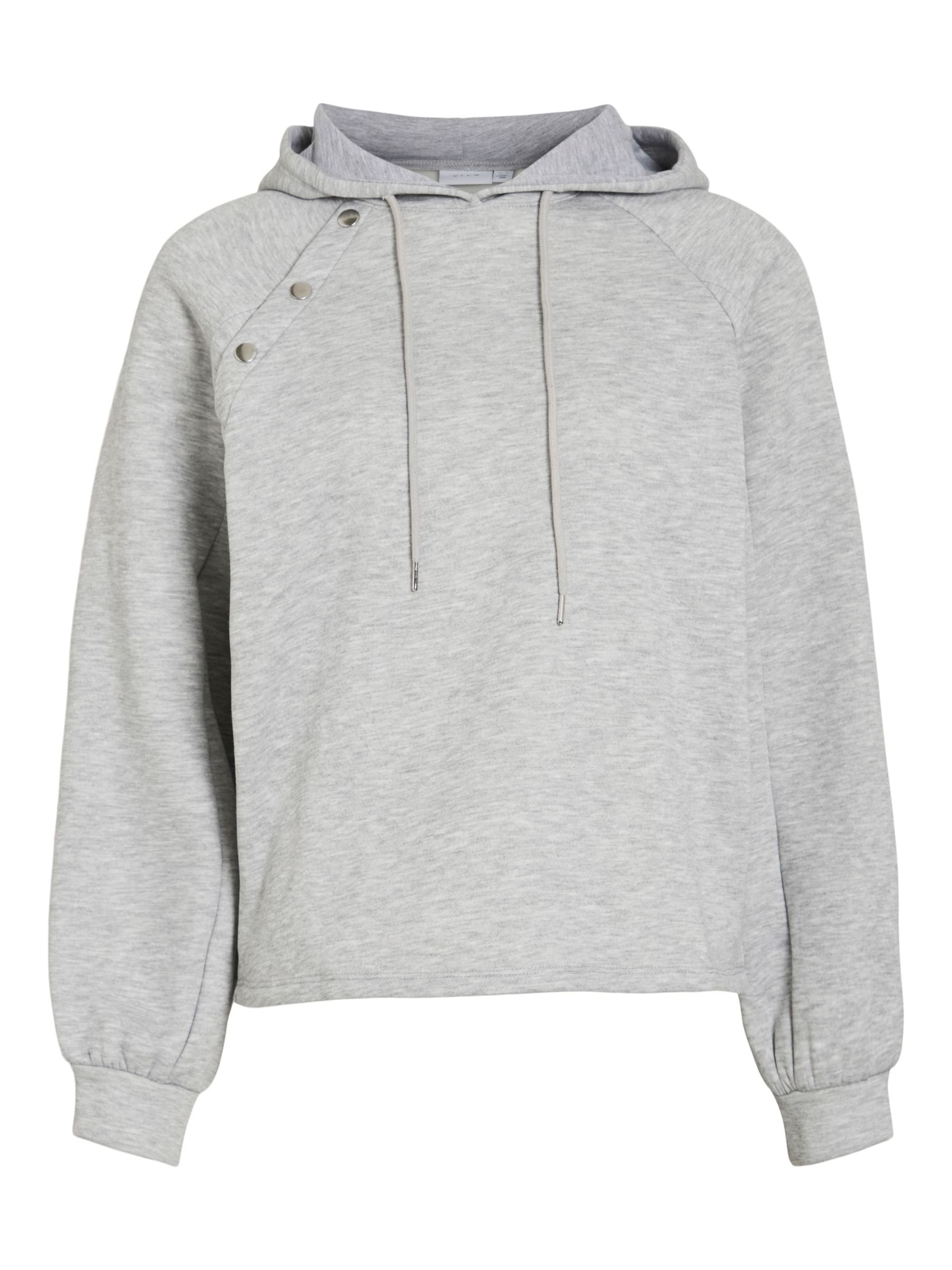 VILA Sweatshirt 'VIKANA' in Grijs: voorkant