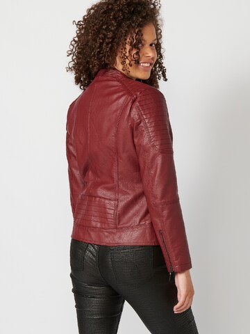 KOROSHI Prechodná bunda - Červená