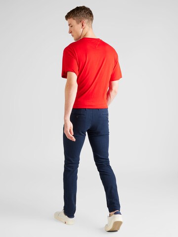 TOMMY HILFIGER Normální Chino kalhoty – modrá