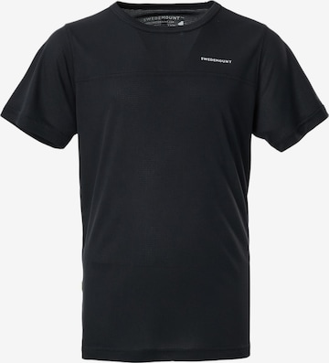SWEDEMOUNT Performance shirt 'Ultra Light' in Black: front