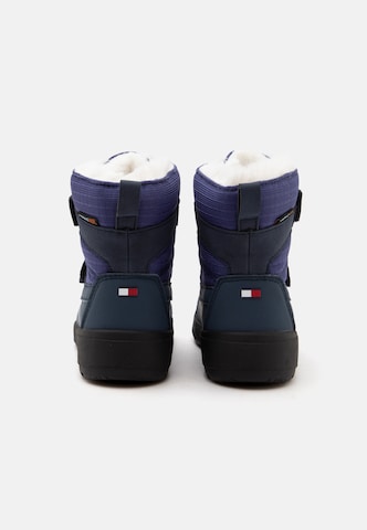 TOMMY HILFIGER Škornji za v sneg 'NIAGARA' | modra barva