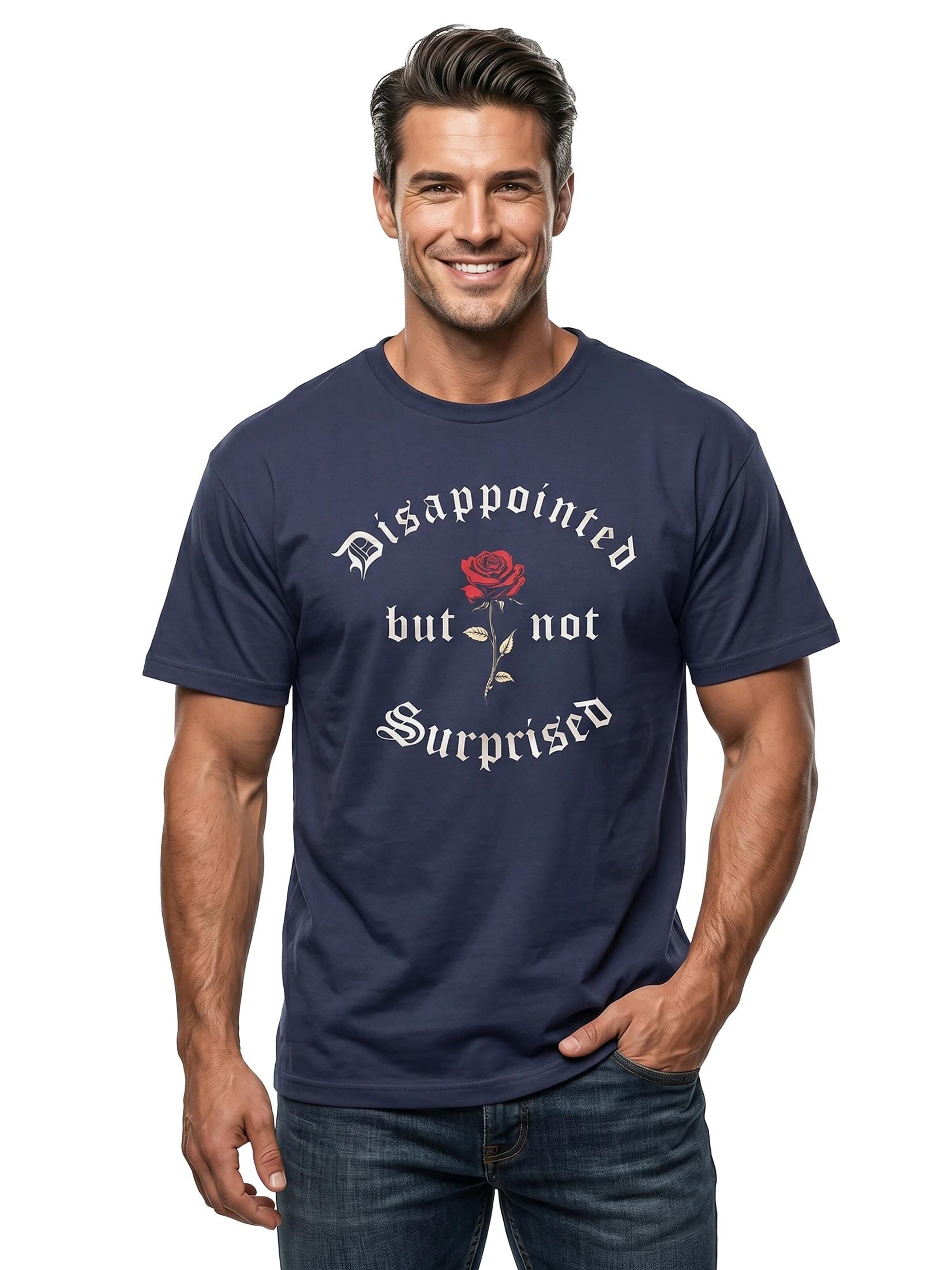 MAKAYA Shirt 'Disappointed'‌ in Blau