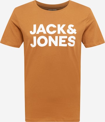 JACK & JONES - Camiseta en marrón: frente