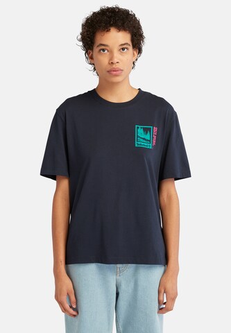 T-shirt TIMBERLAND en bleu : devant