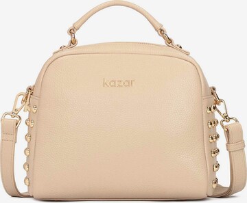 Kazar Handbag in Beige: front