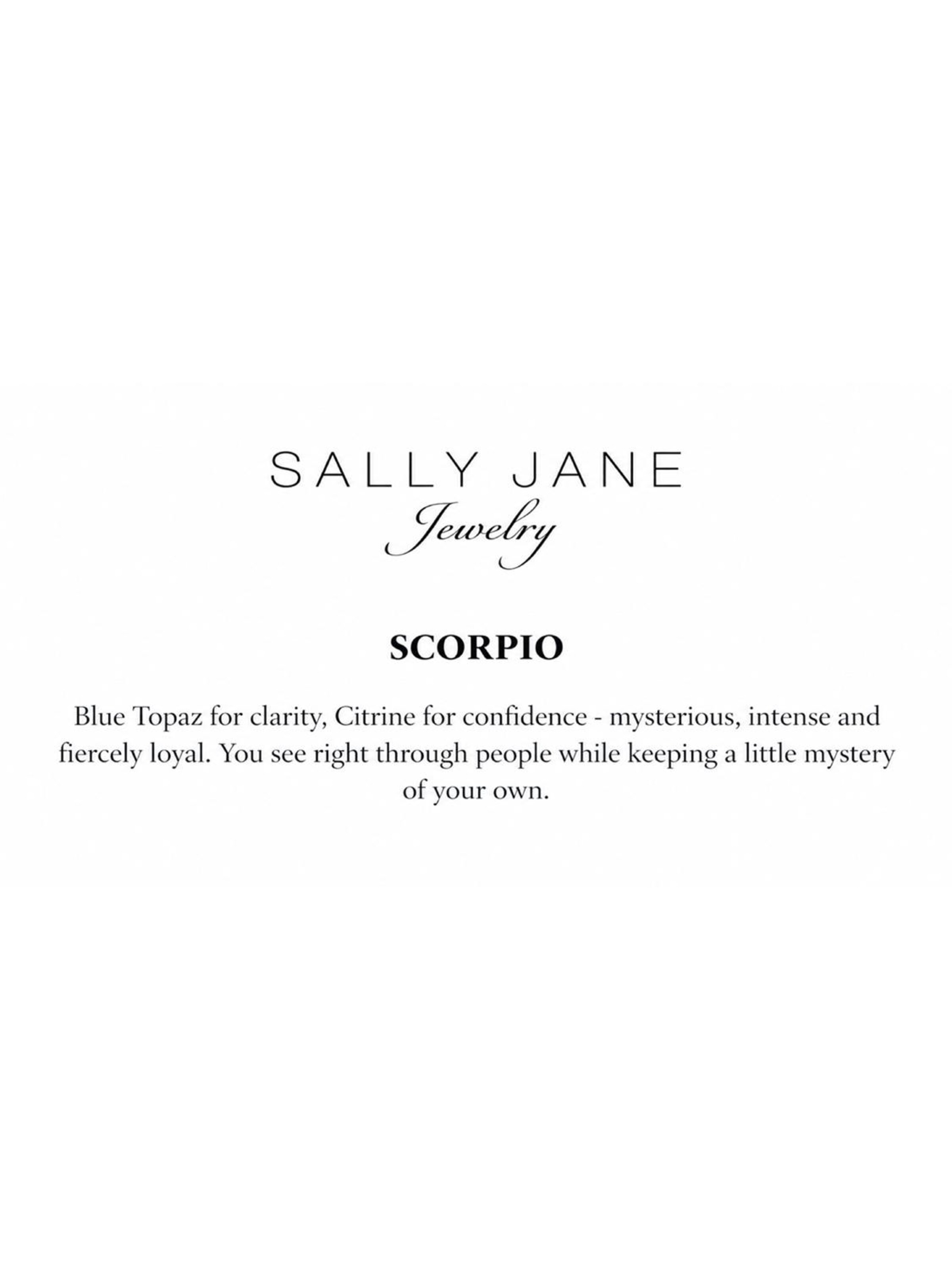 Braccialetto '18k Gold Plated Scorpio | Schorpioen Zodiac' di Sally Jane Jewelry in oro