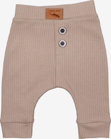 Lagarto Verde Hose in Beige: Vorderseite