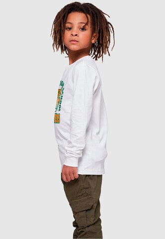 ABSOLUTE CULT Shirt 'Stranger Things - Hawkins Arch Tiger' in White