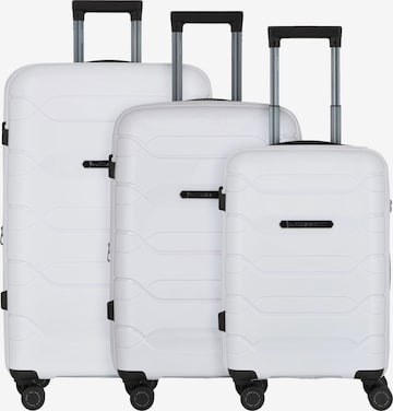 Polestream (STRZ) Suitcase Set in White: front