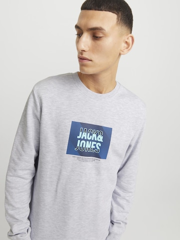 JACK & JONES Sweatshirt 'JJHudson' in Wit