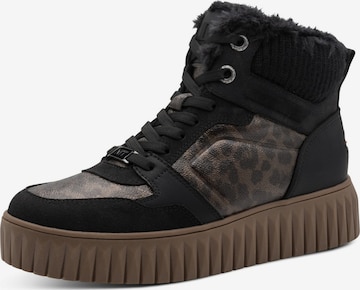 MARCO TOZZI - Botim com fivela em preto: frente