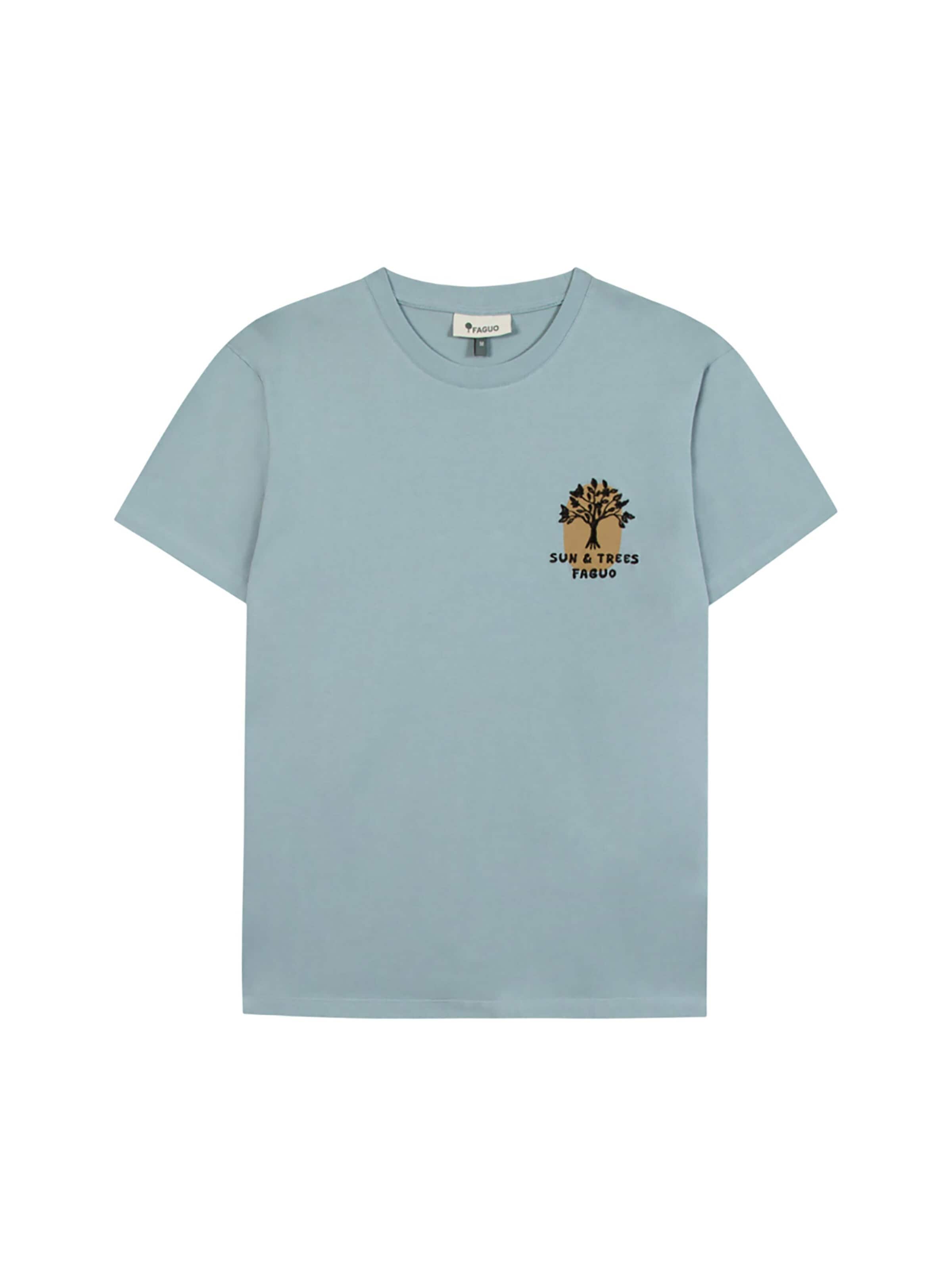FAGUO Shirt 'Arcy' in Grey: front