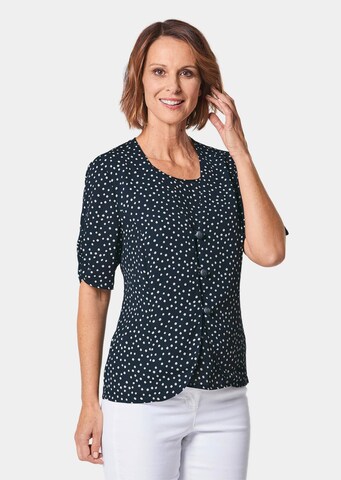 Goldner Blouse in Blauw: voorkant