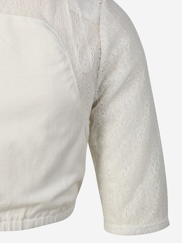 Blouse folklorique 'Jasmin-Linda' MARJO en blanc