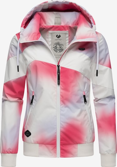 Ragwear Weatherproof jacket 'Nuggie' in Pastel blue / Pink / White, Item view