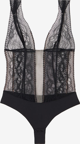 INTIMISSIMI Bodysuit 'LUXURY MOMENTS' in Black: front