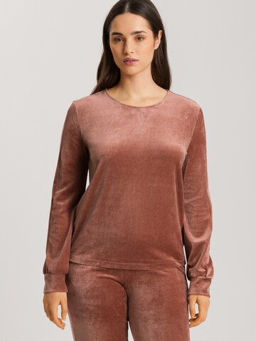 Sweat-shirt ' Favourites ' Hanro en bronze : devant
