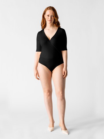 Les Lunes Shirt body 'Zoey' in Zwart