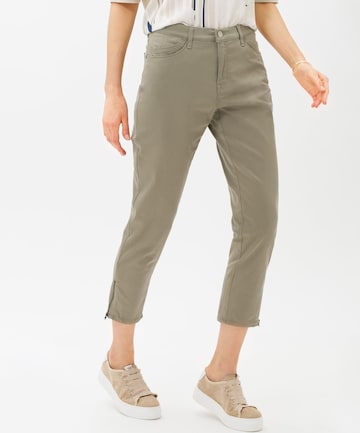 Coupe slim Pantalon 'Mary' BRAX en vert